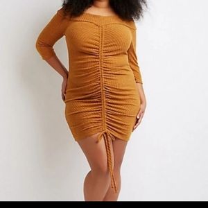 Charlotte Russe Ruched Dress- plus size